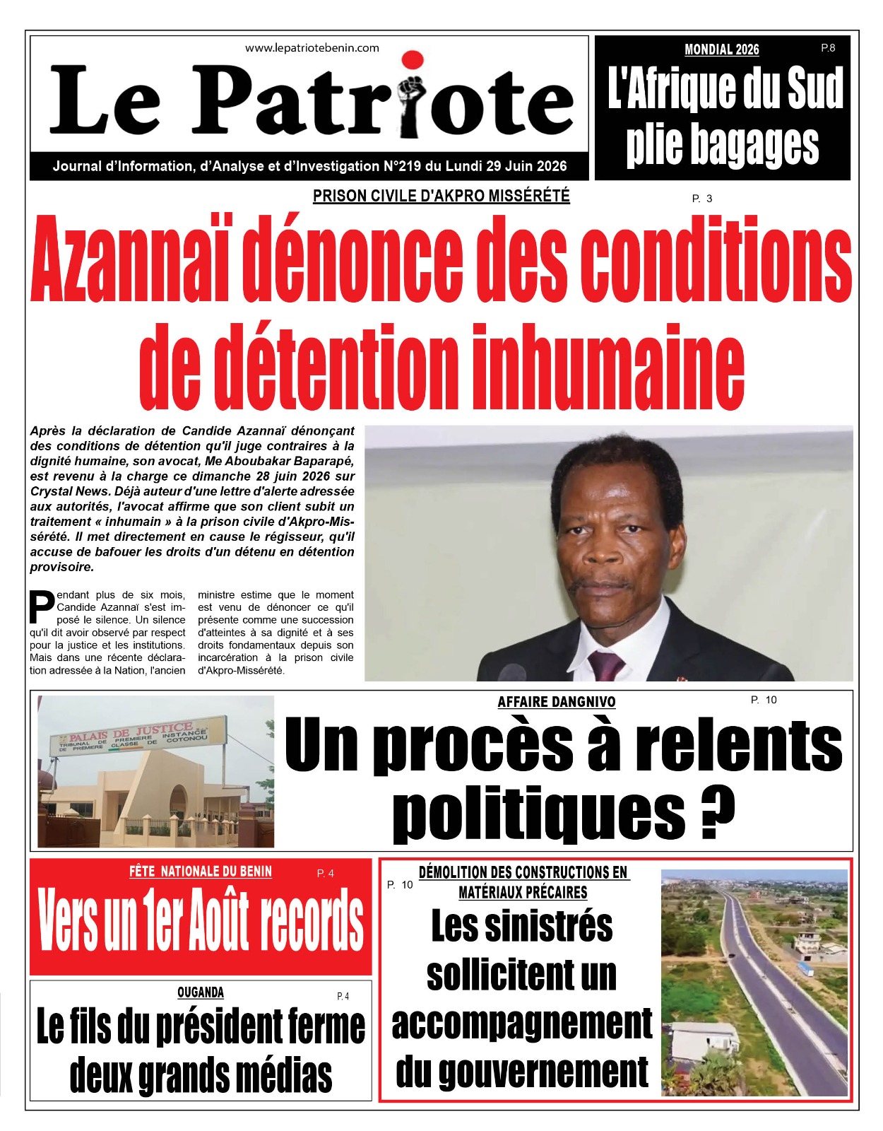 LA UNE