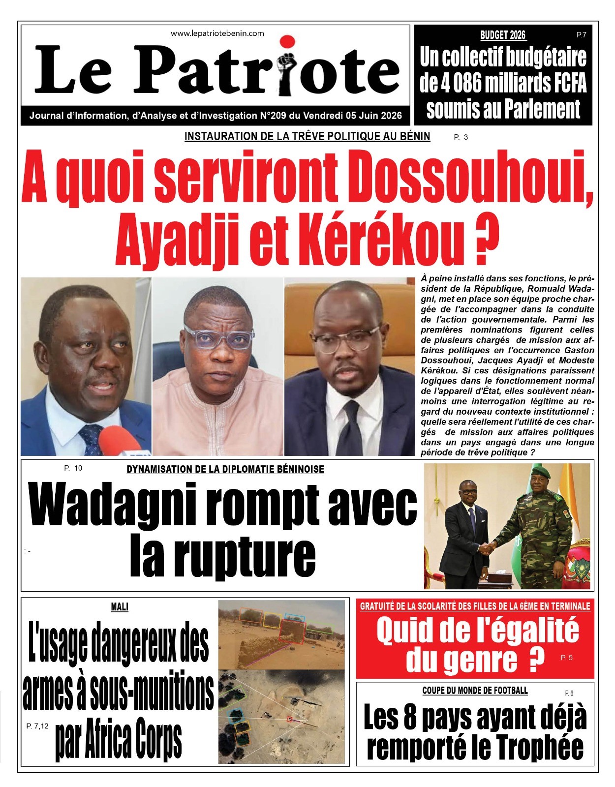LA UNE