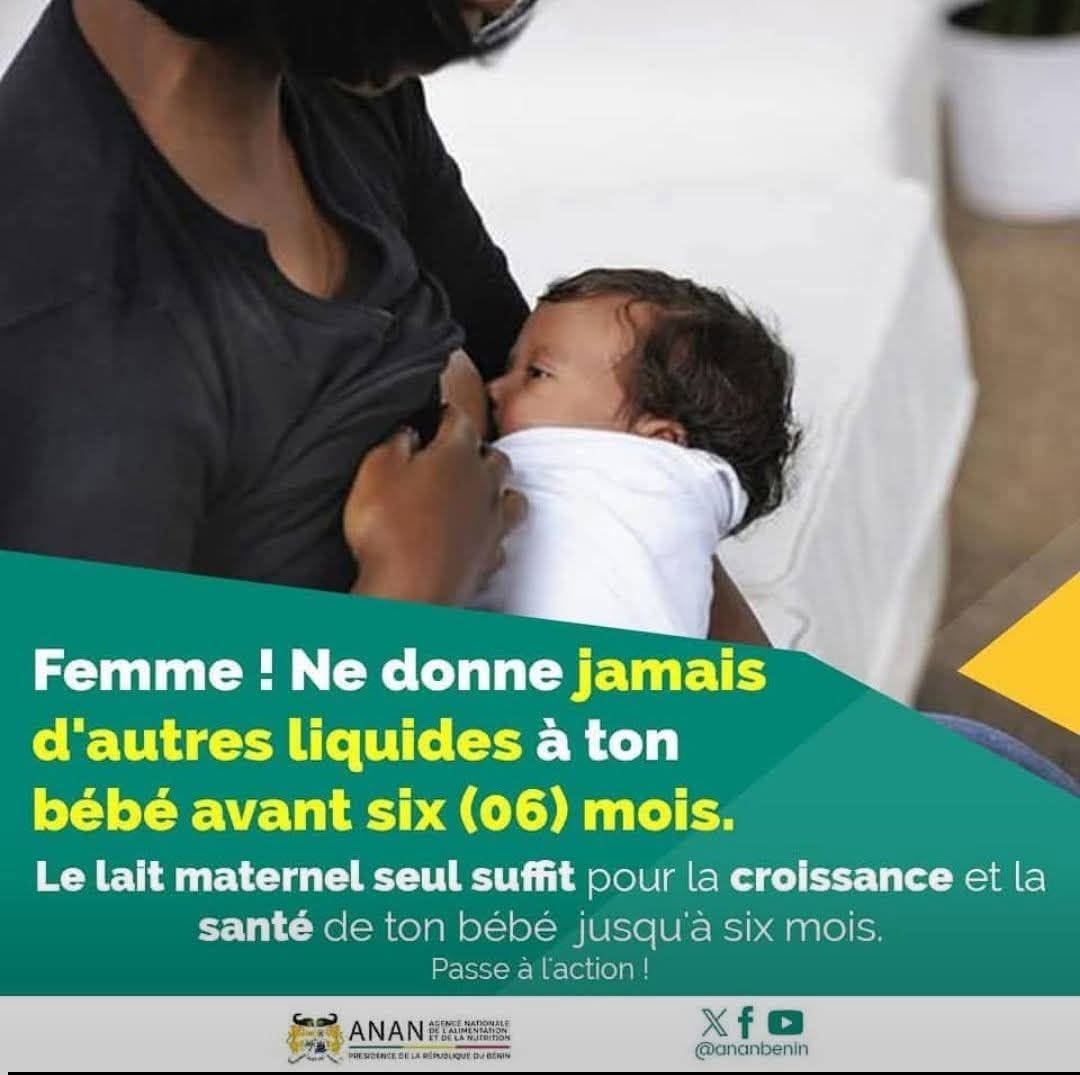 Nutrition infantile au Bénin : L’ANAN guide les parents dès 6 mois