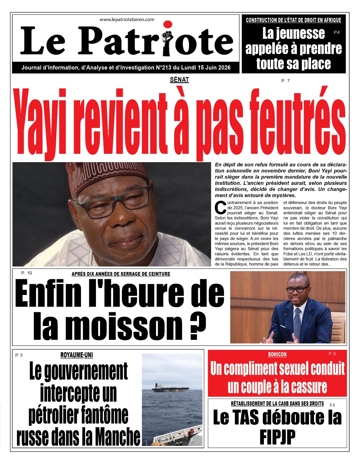 LA UNE