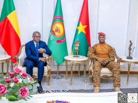 Périple de Romuald Wadagni : Le  président béninois accueilli en pompe  à  Ouagadougou
