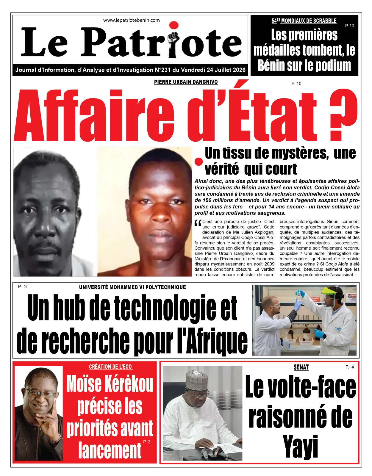 LA UNE