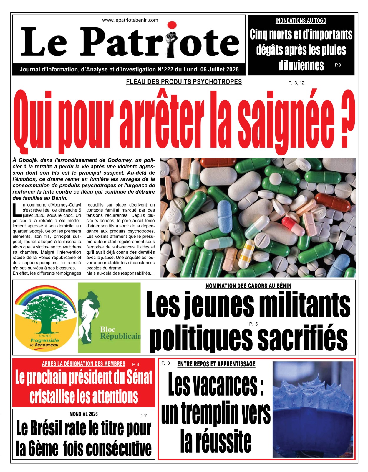LA UNE