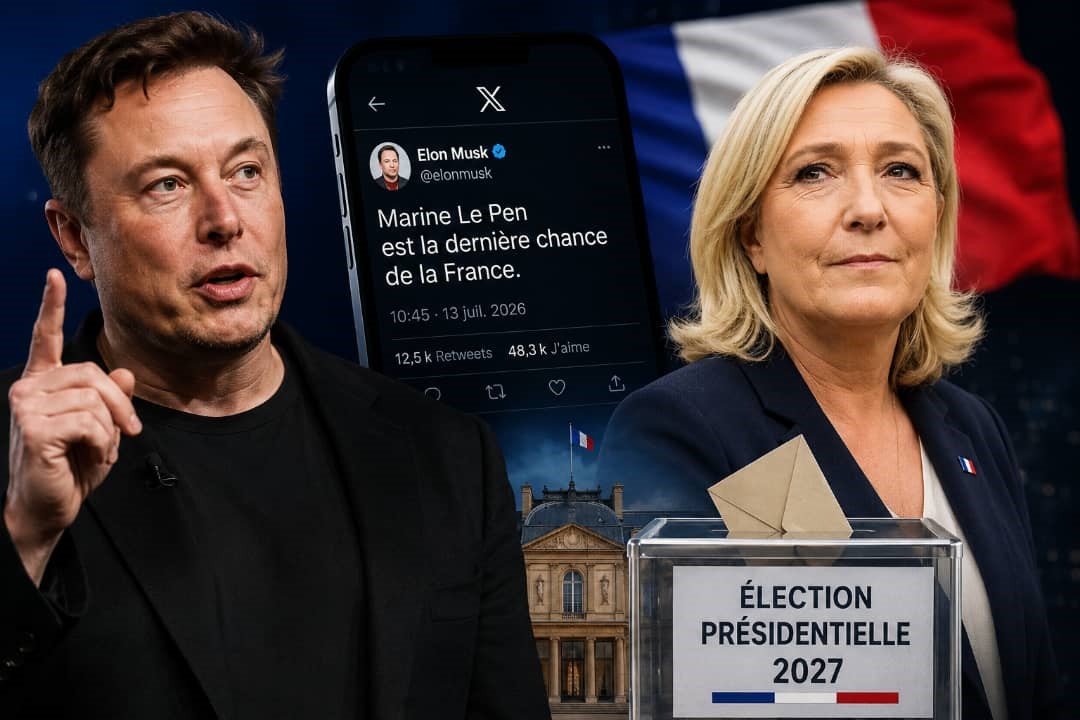 France : le soutien d'Elon Musk à Marine Le Pen ravive les craintes d'ingérence dans la présidentielle française