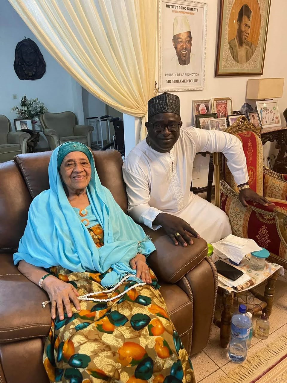 Deuil en Guinée-Conakry: Moïse Kérékou rend hommage à Hadja Andrée Touré