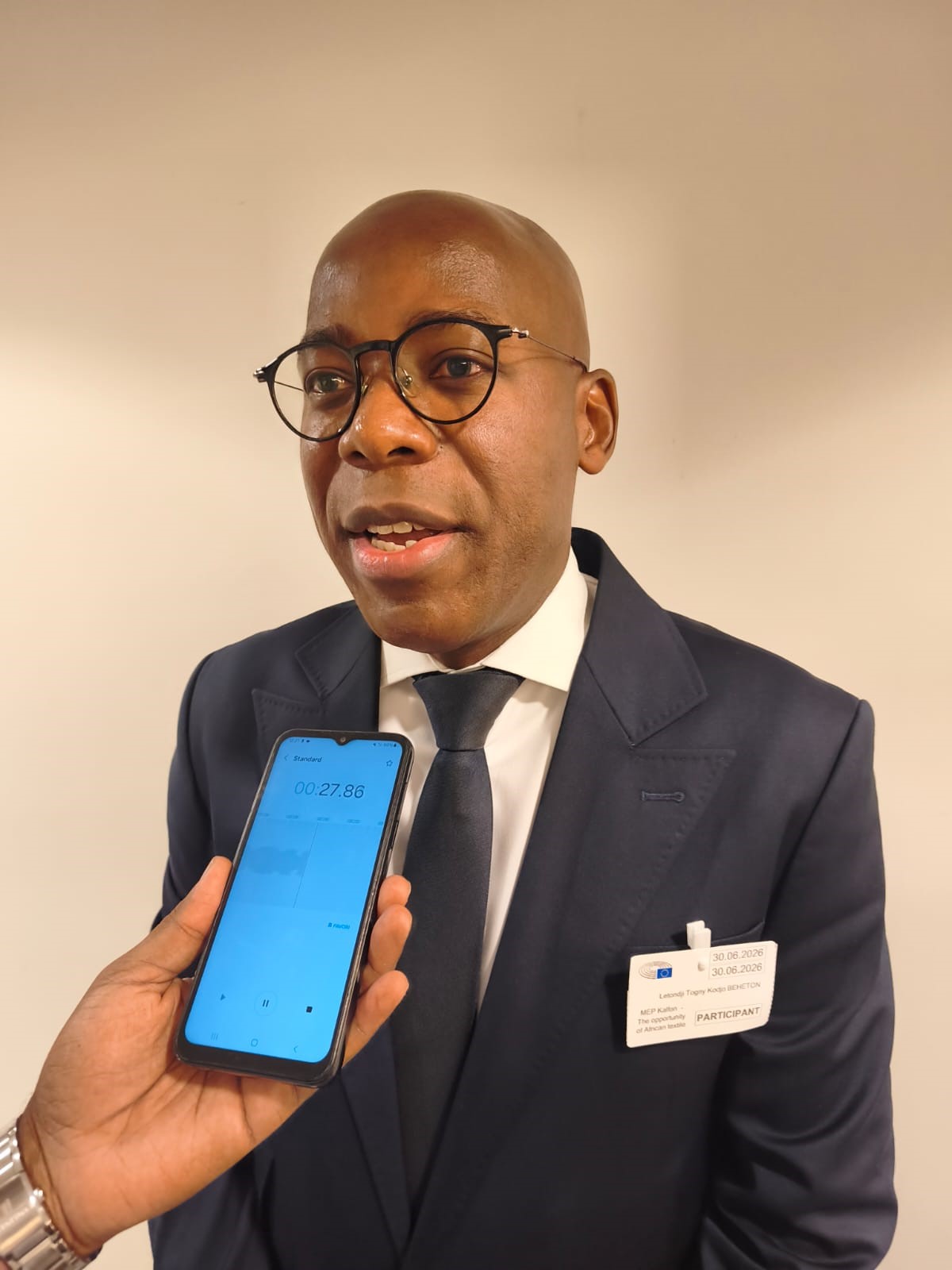 Conférence “Made in Africa” : « L'Europe doit investir dans le textile africain », dixit Létondji Béhéton