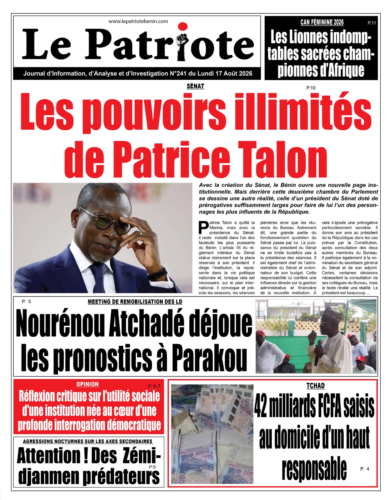 LA UNE