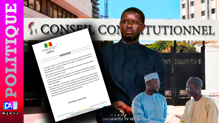 Sénégal : Voici l'intégralité de la décision du Conseil constitutionnel déclarant irrecevable la proposition de loi sur les fonds spéciaux
