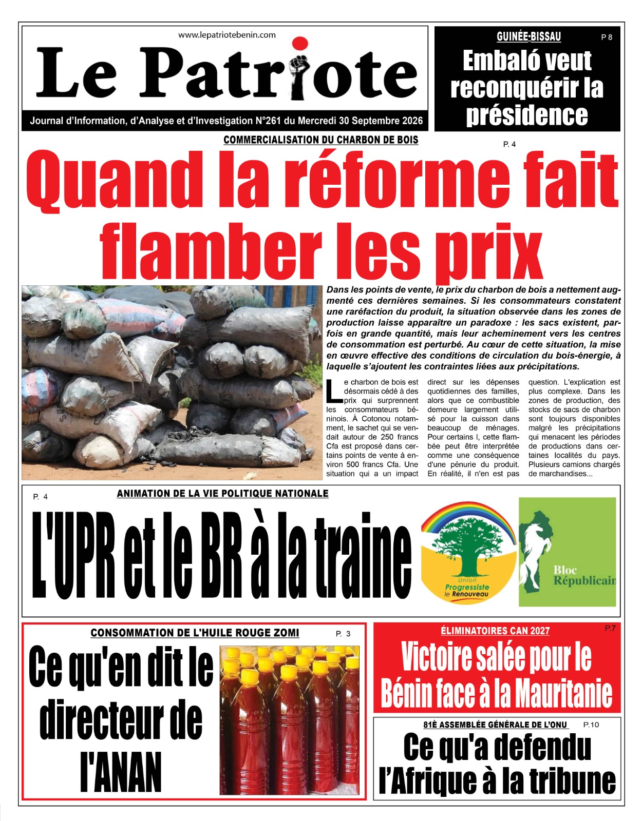 LA UNE