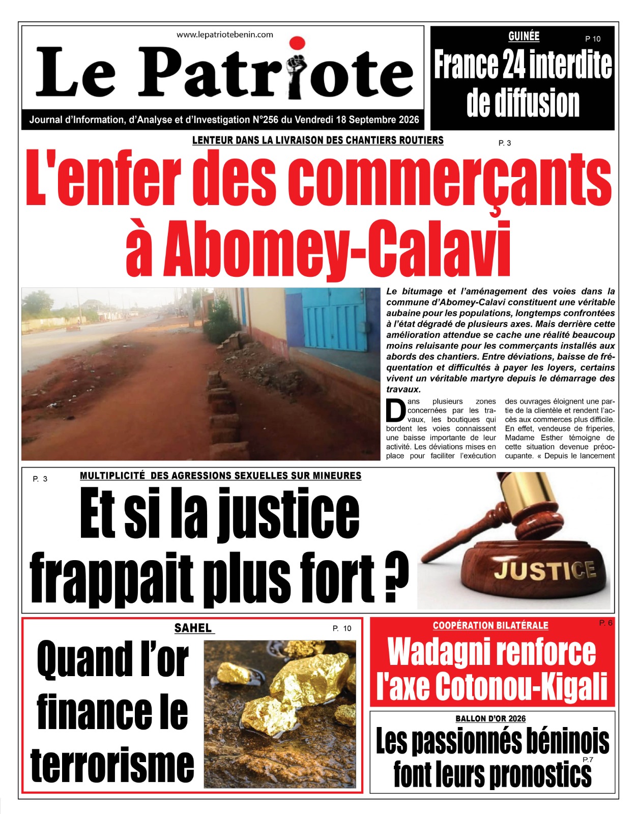 LA UNE