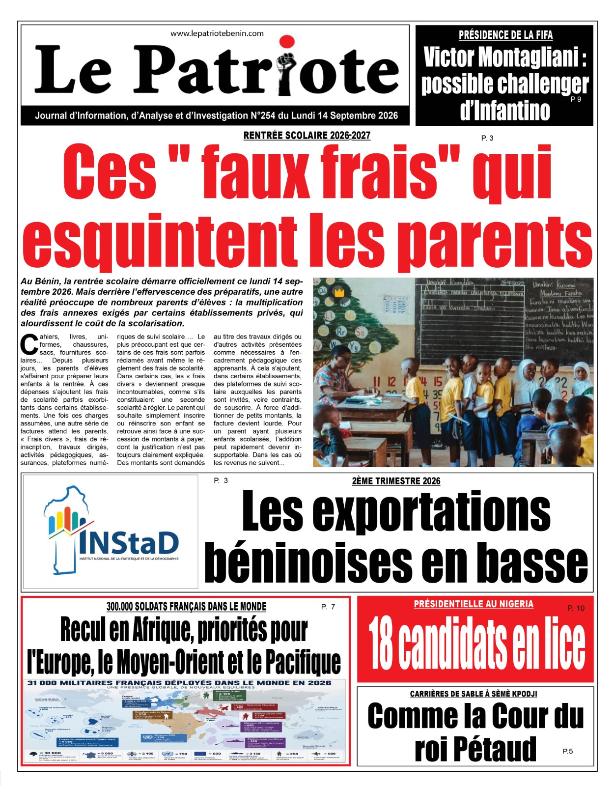 LA UNE