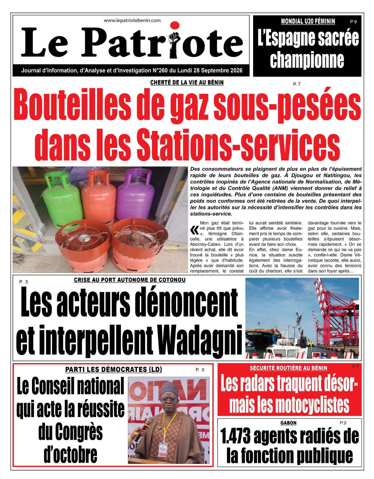 LA UNE