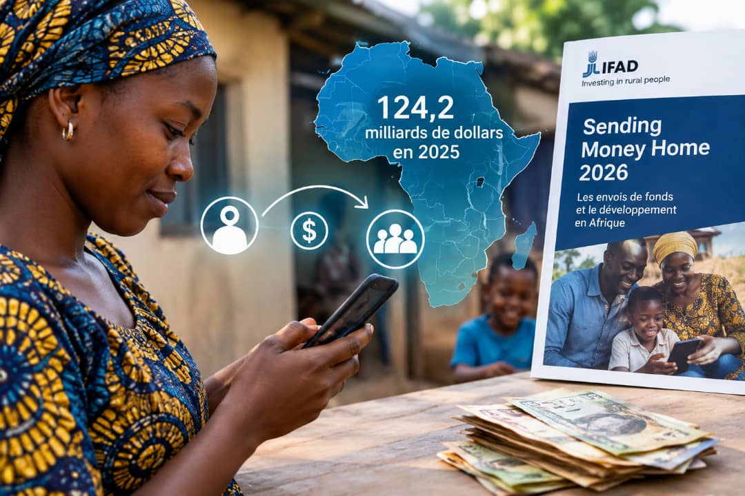 Envois de fonds : l’Afrique a reçu 124,2 milliards de dollars de sa diaspora en 2025