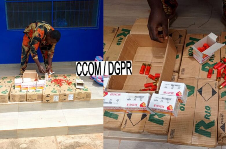 Bénin : 3 250 cartouches de calibre 12 saisies, un suspect interpellé à  Parakou