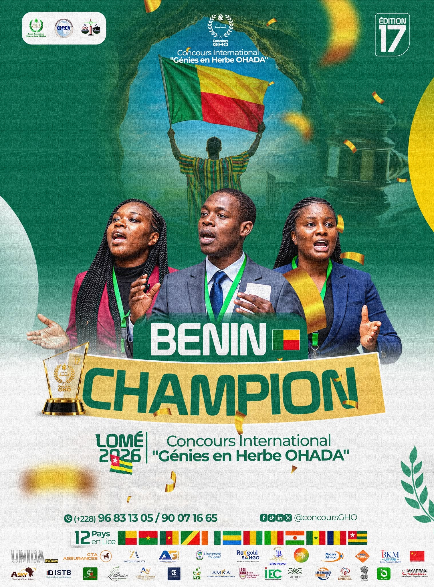 Génies en Herbe OHADA : le Bénin, toujours indétrônable